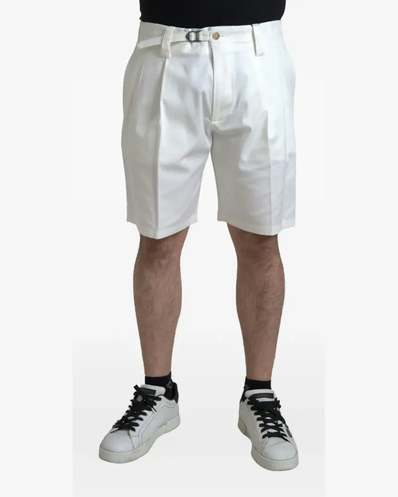 Dolce & Gabbana Shorts mit Falten - Weiß Weiß