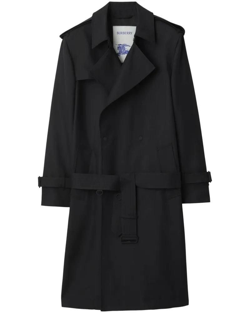 Burberry Trenchcoat mit Gürtel - Schwarz Schwarz