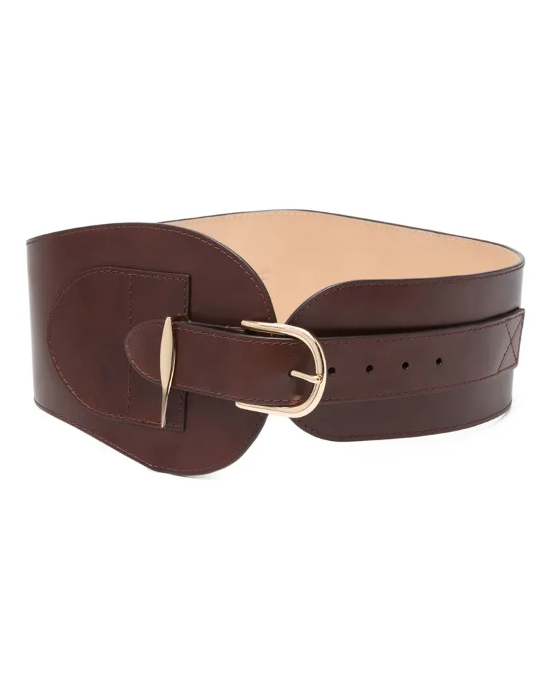 Zimmermann Schnallengürtel aus Leder - Braun Braun