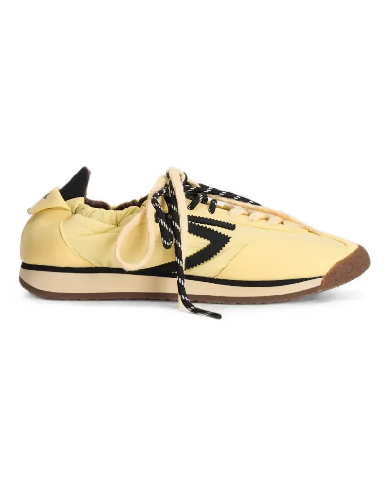 Puraai Panther Sneakers mit Logo - Gelb Gelb