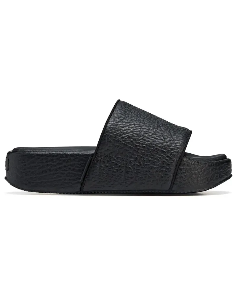 Y-3 Strukturierte Pantoletten - Schwarz Schwarz