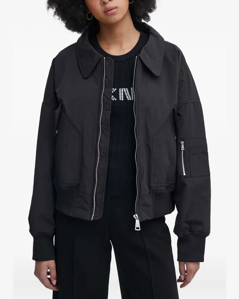DKNY Jacke mit Reißverschluss - Schwarz Schwarz