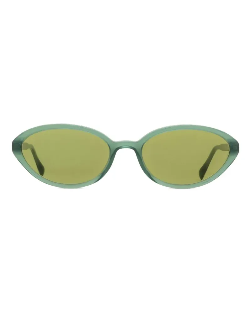 Mykita Sonnenbrille mit ovalem Gestell - Grün Grün