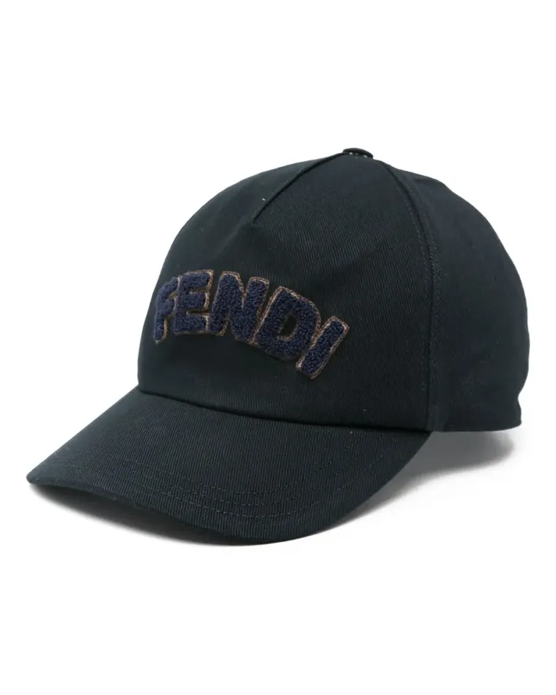 Fendi Baseballkappe aus Canvas - Blau Blau
