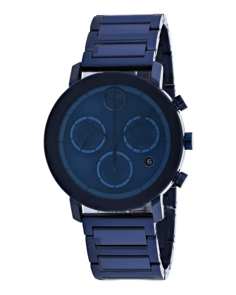Movado Bold chronograph 42mm watch - Blau Blau