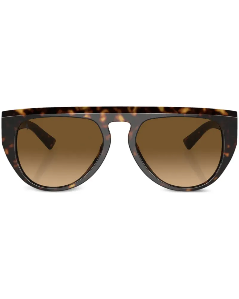 Ferrari Sonnenbrille mit ovalem Gestell - Braun Braun