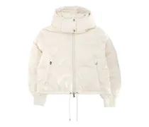 Steppjacke mit Kapuze - Nude