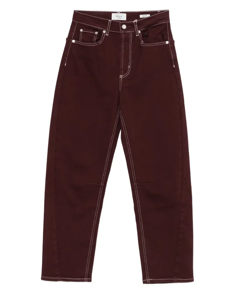 RAILS Samo Jeans mit Kontrastnähten - Braun Braun