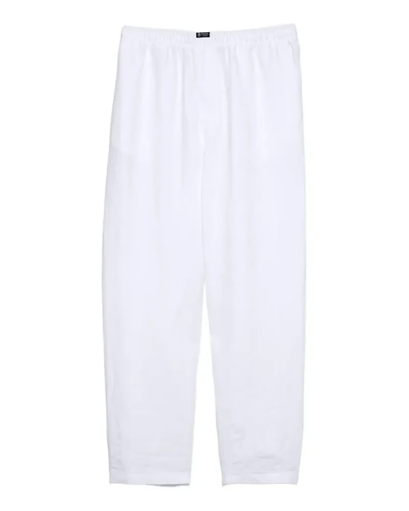 Prada Leinenhose - Weiß Weiß