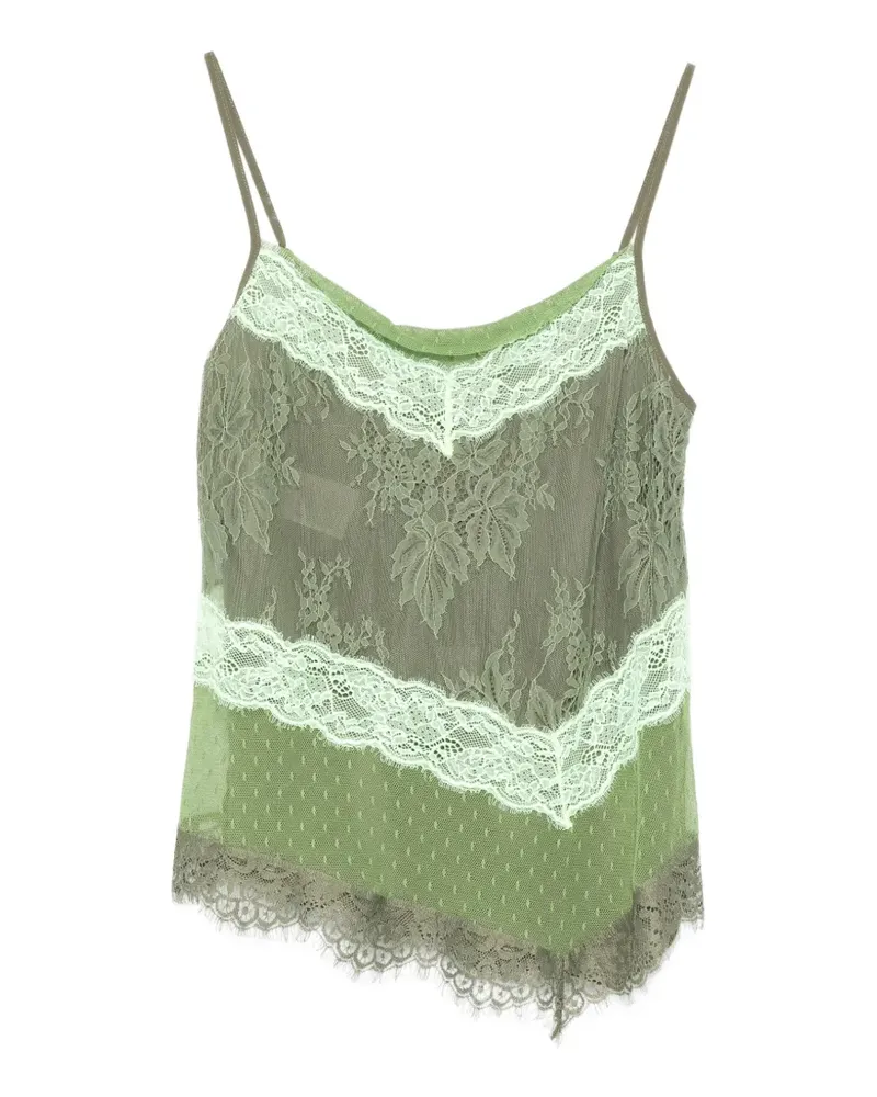 Pinko floral-lace pattern - Grün Grün