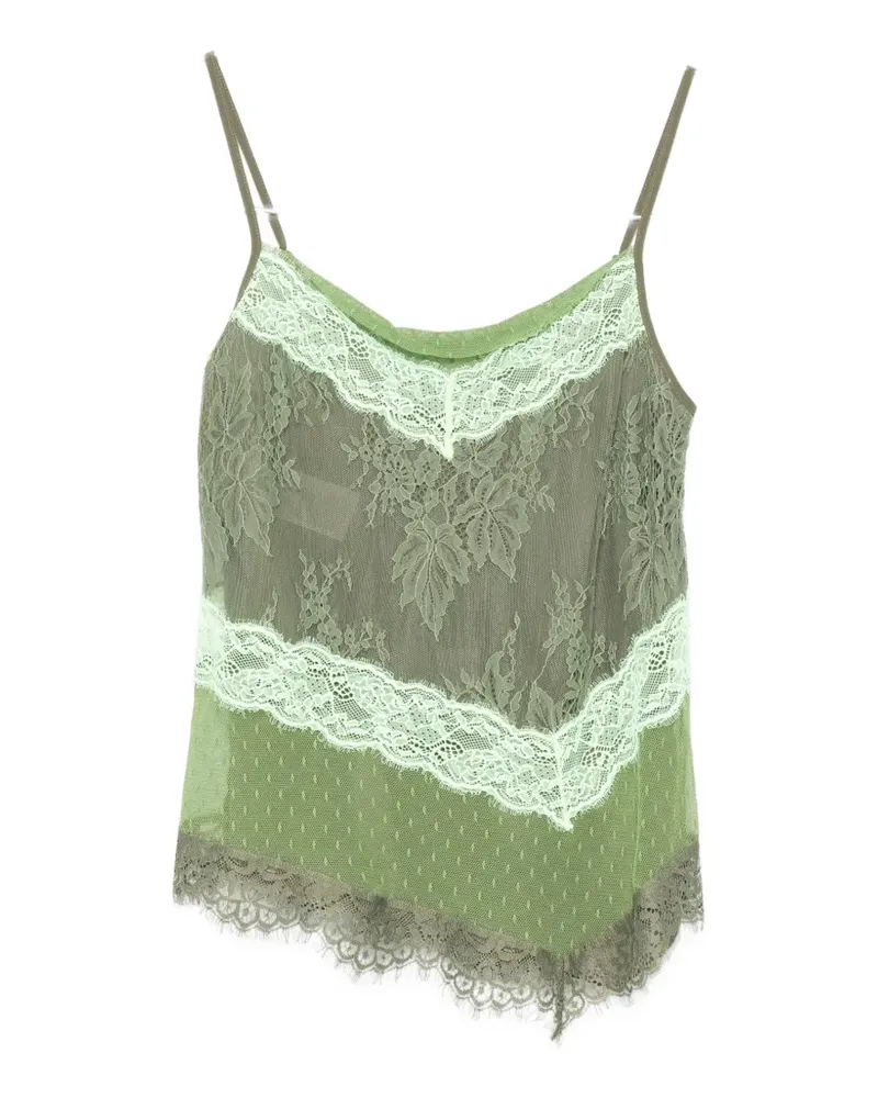 Pinko floral-lace pattern - Grün Grün