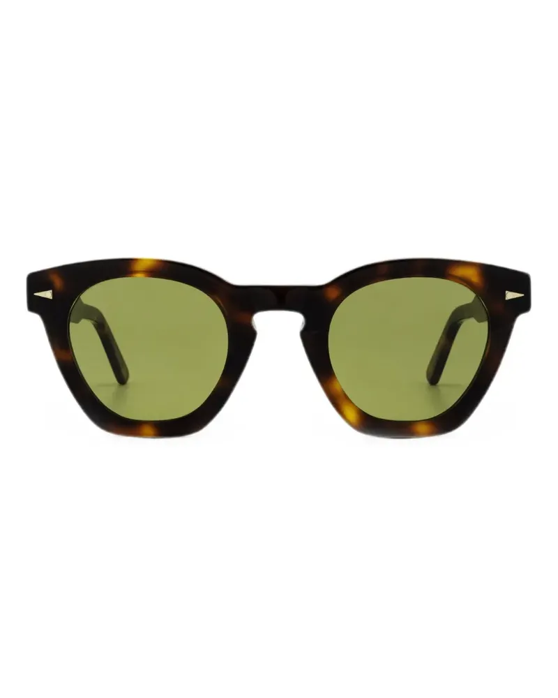 AHLEM Eckige Sonnenbrille - Braun Braun