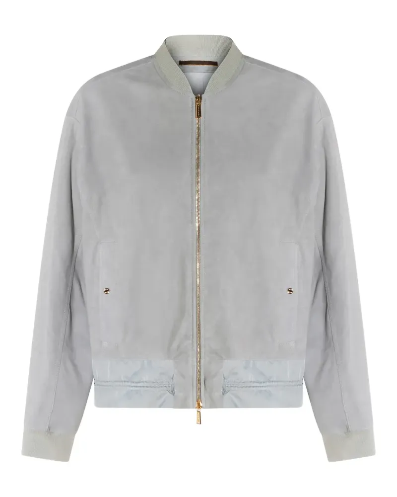 MOORER zip jacket - Grau Grau