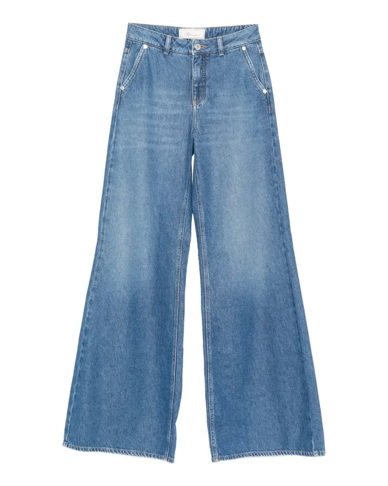 Blumarine button-detail jeans - Blau Blau