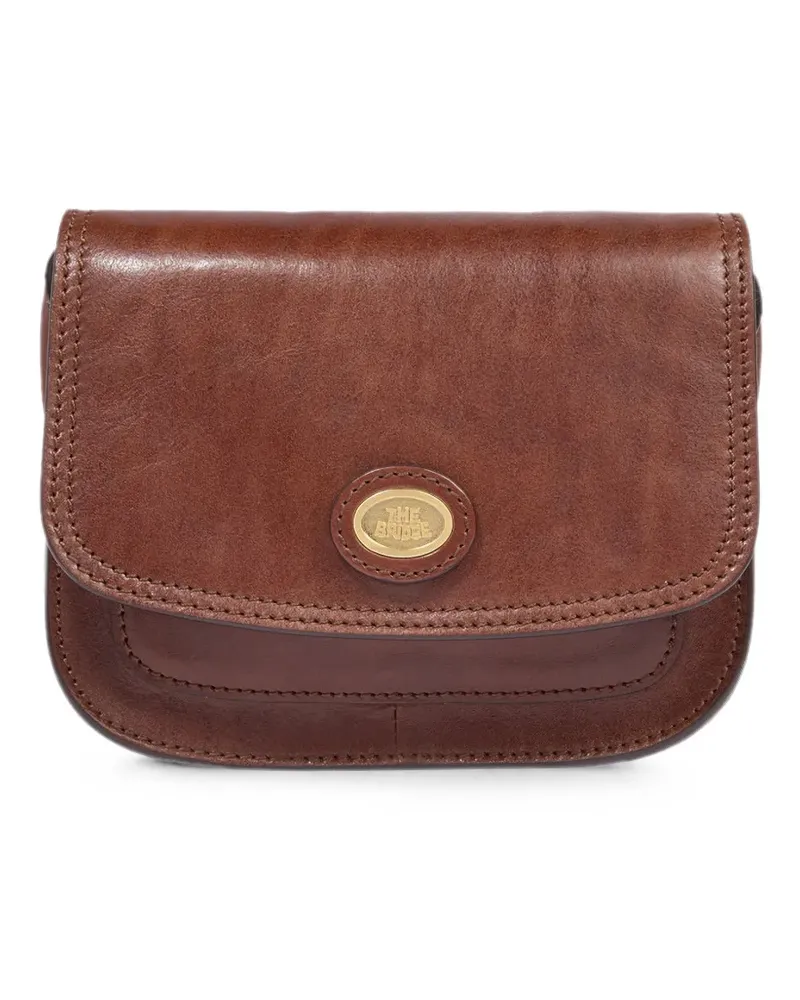 The Bridge compartmented leather cross body bag - Braun Braun