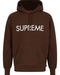 Supreme Being Capital Hoodie Braun