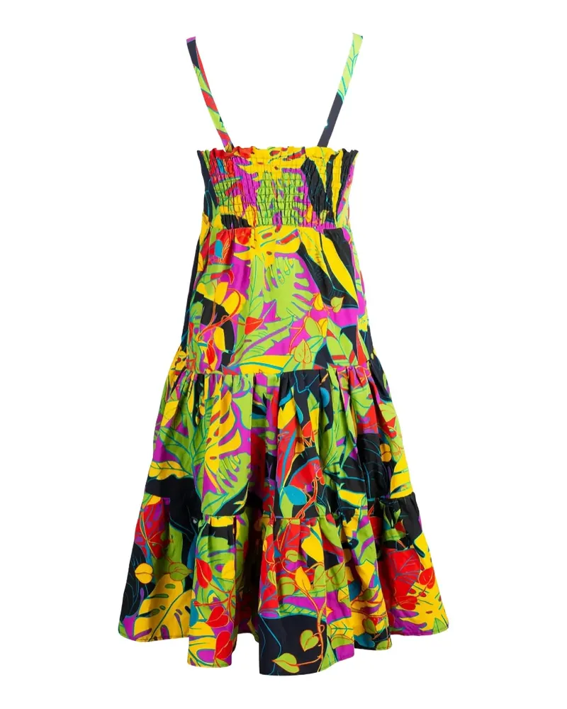 La DoubleJ Bouncy tiered cotton dress - Schwarz Schwarz
