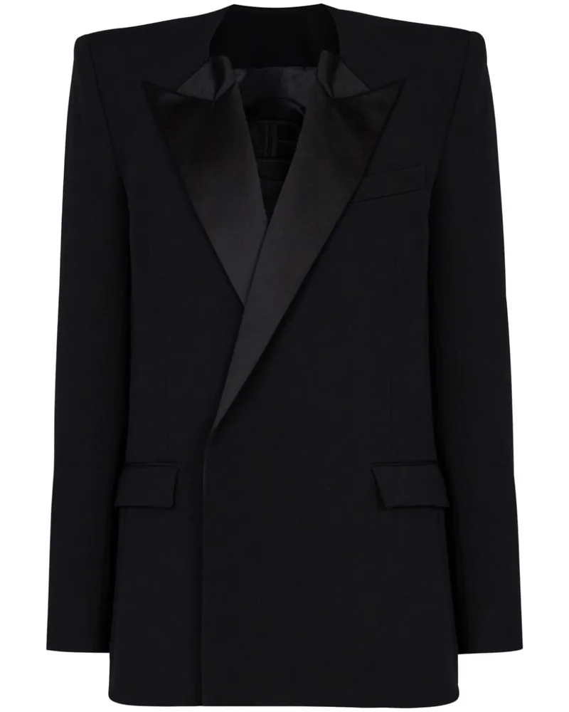 Balmain Grain de poudre Sakko - Schwarz Schwarz