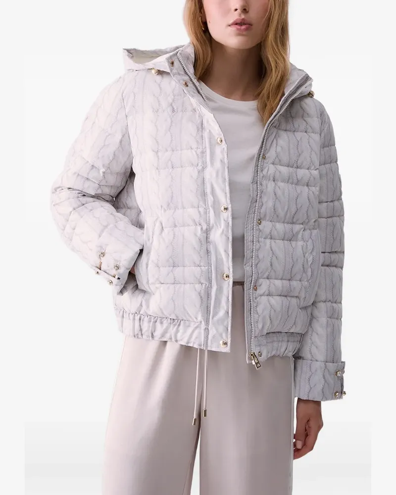 Liu Jo printed nylon jacket - Weiß Weiß