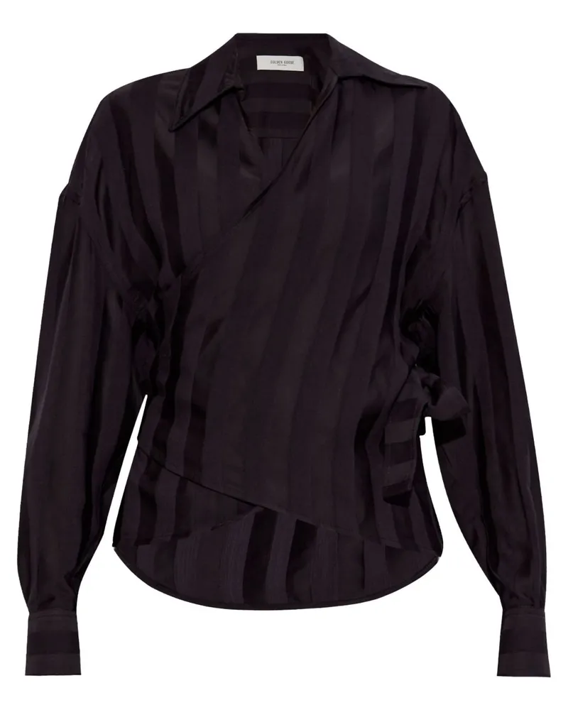 Golden Goose Gestreifte Bluse - Schwarz Schwarz