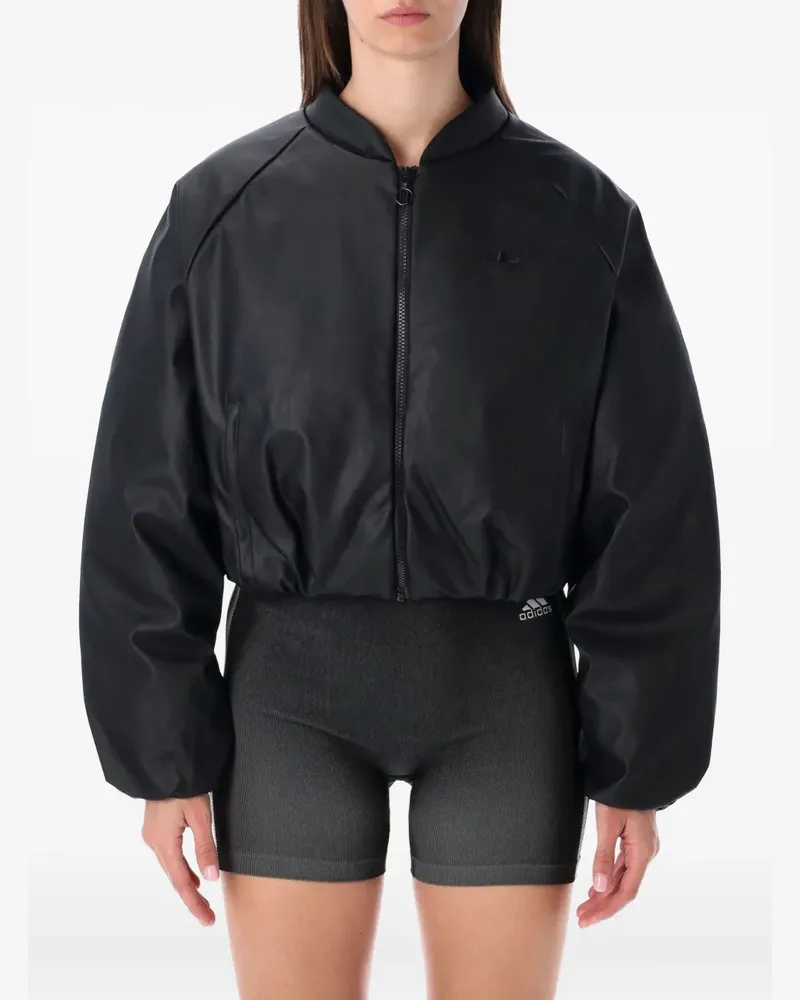 adidas Klassische Bomberjacke - Schwarz Schwarz