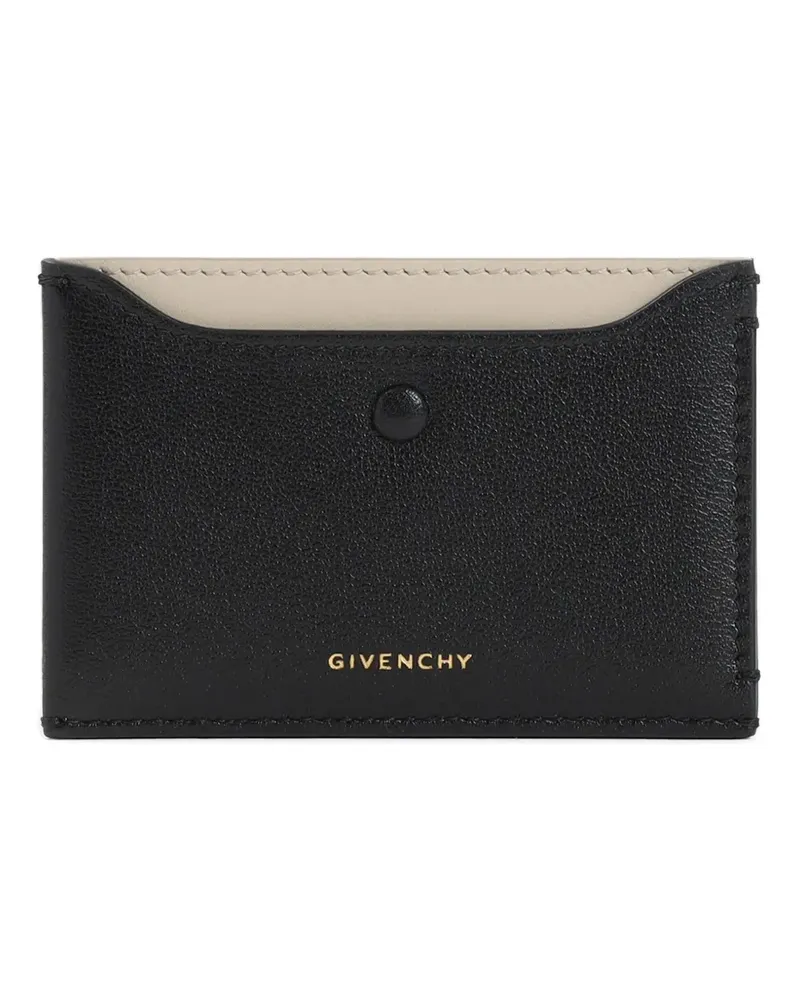Givenchy Zweifarbiges Kartenetui - Schwarz Schwarz