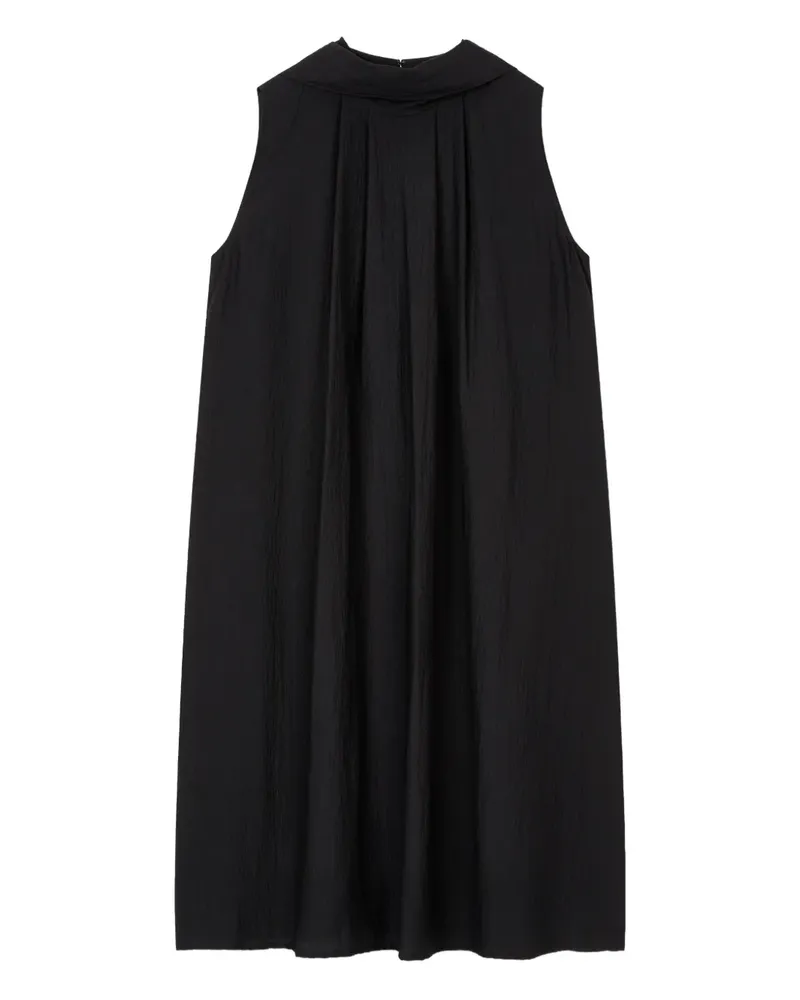 STUDIO TOMBOY Ärmelloses Minikleid mit Schluppe - Schwarz Schwarz