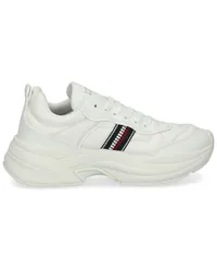 Tommy Hilfiger Sneakers aus Leder Weiß