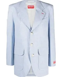 Kenzo Blazer aus Leinen Blau