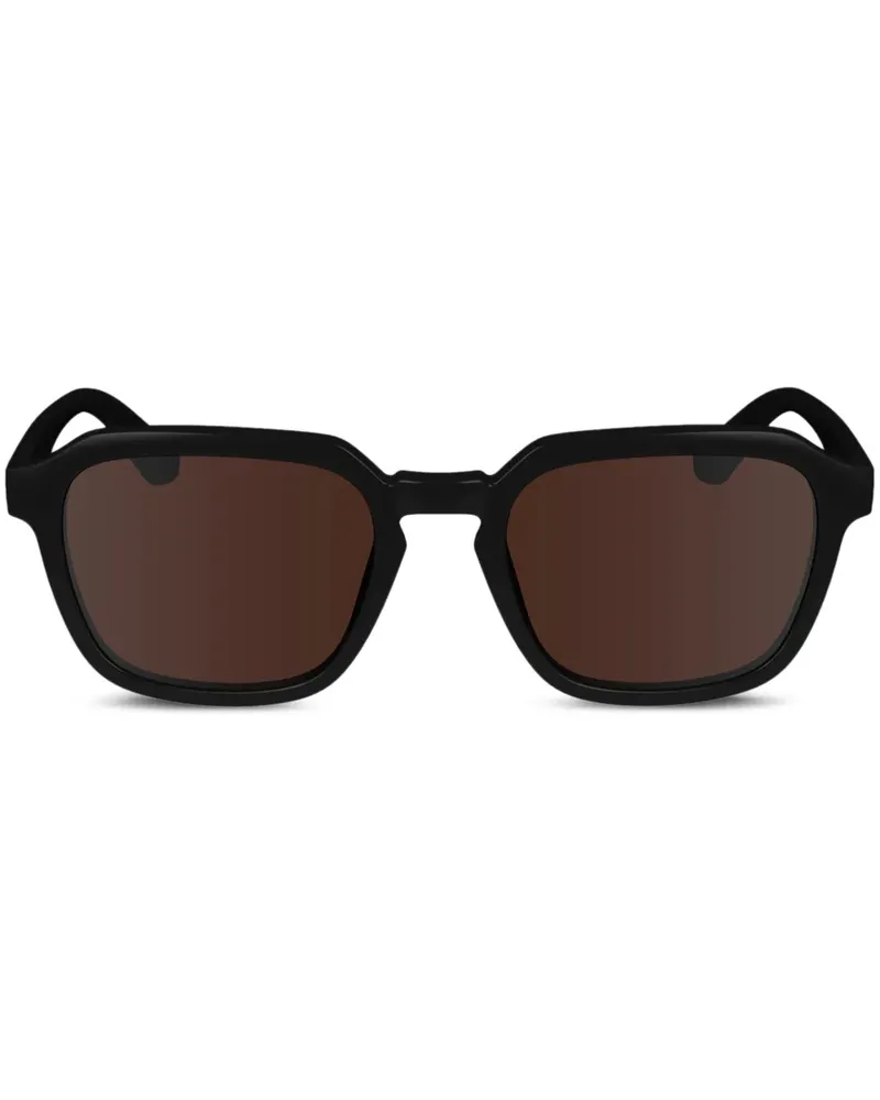 Calvin Klein Sonnenbrille mit eckigem Gestell - Schwarz Schwarz