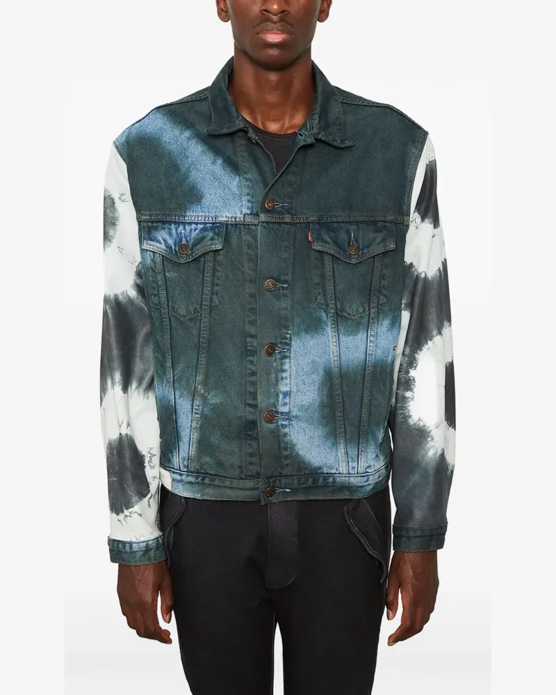 Giorgio Brato tie dye denim jacket - Blau Blau