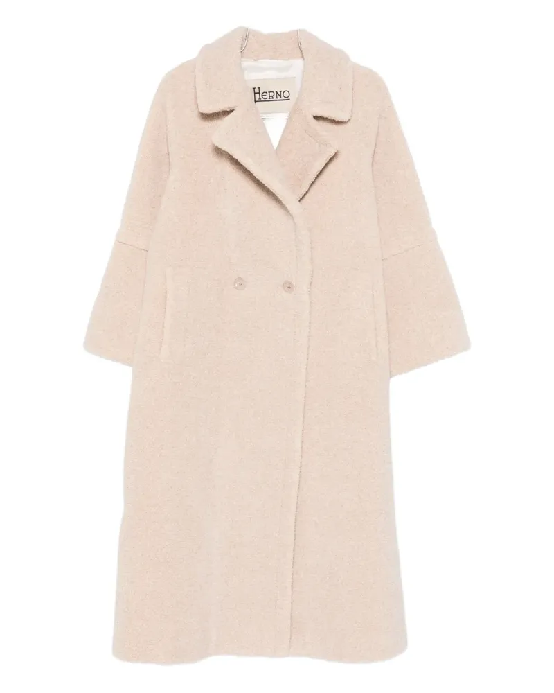 Herno double-breasted coat - Nude Nude
