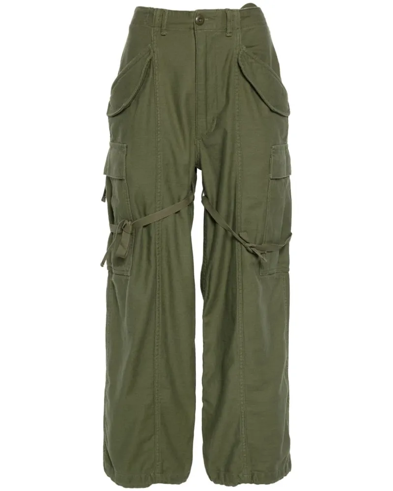 R13 Klassische Cargohose - Grün Grün