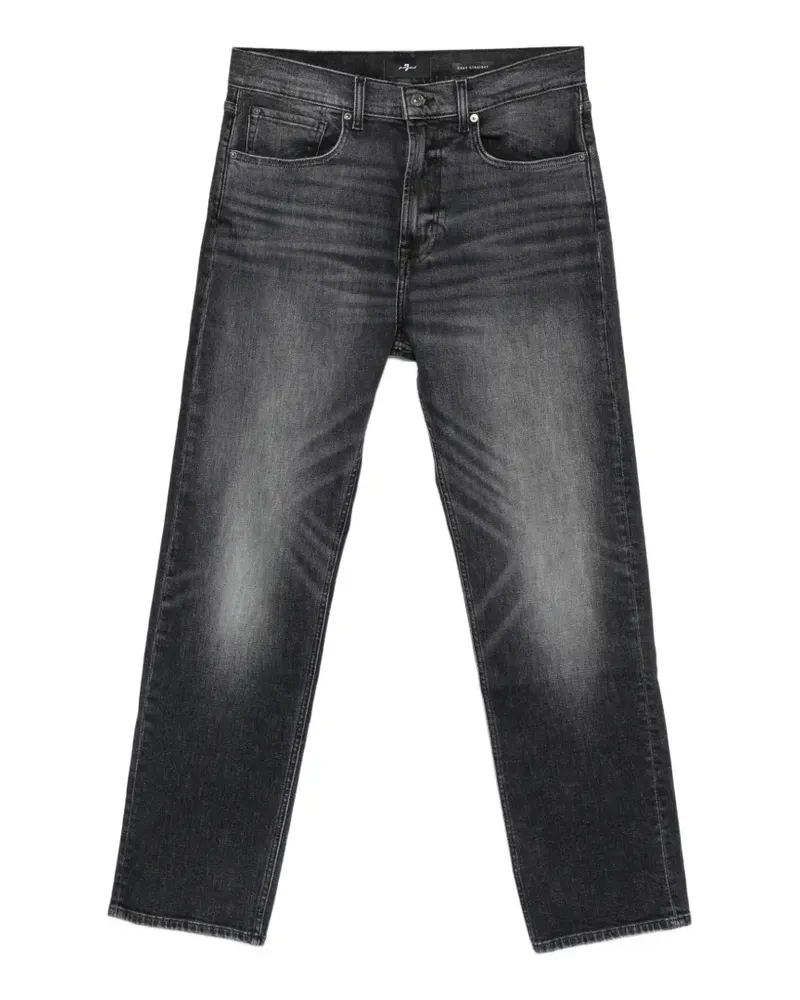 7 for all mankind faded-effect jeans - Schwarz Schwarz