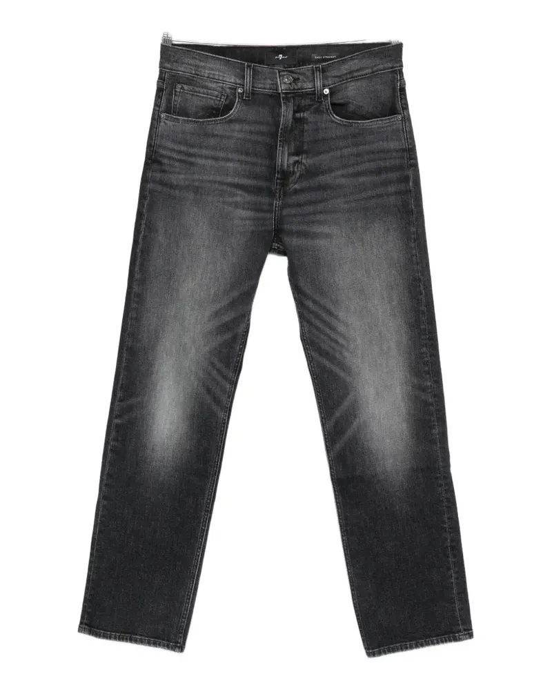 7 for all mankind faded-effect jeans - Schwarz Schwarz