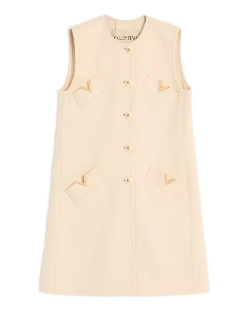 Valentino Garavani VGOLD Mantel mit Knopfleiste - Nude Nude