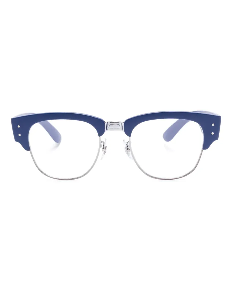 Ray Ban Sonnenbrille mit Clubmaster-Gestell - Blau Blau