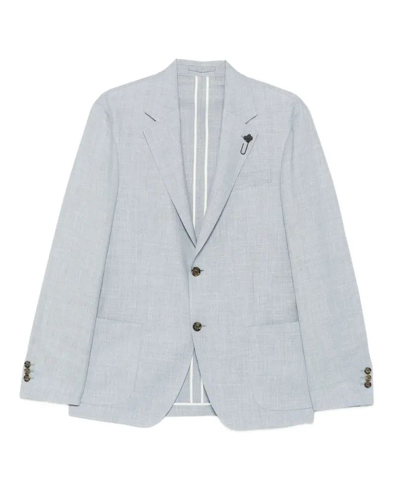 LARDINI Roma single-breasted blazer - Blau Blau