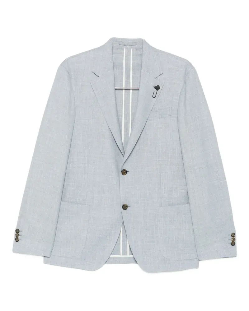 LARDINI Roma single-breasted blazer - Blau Blau