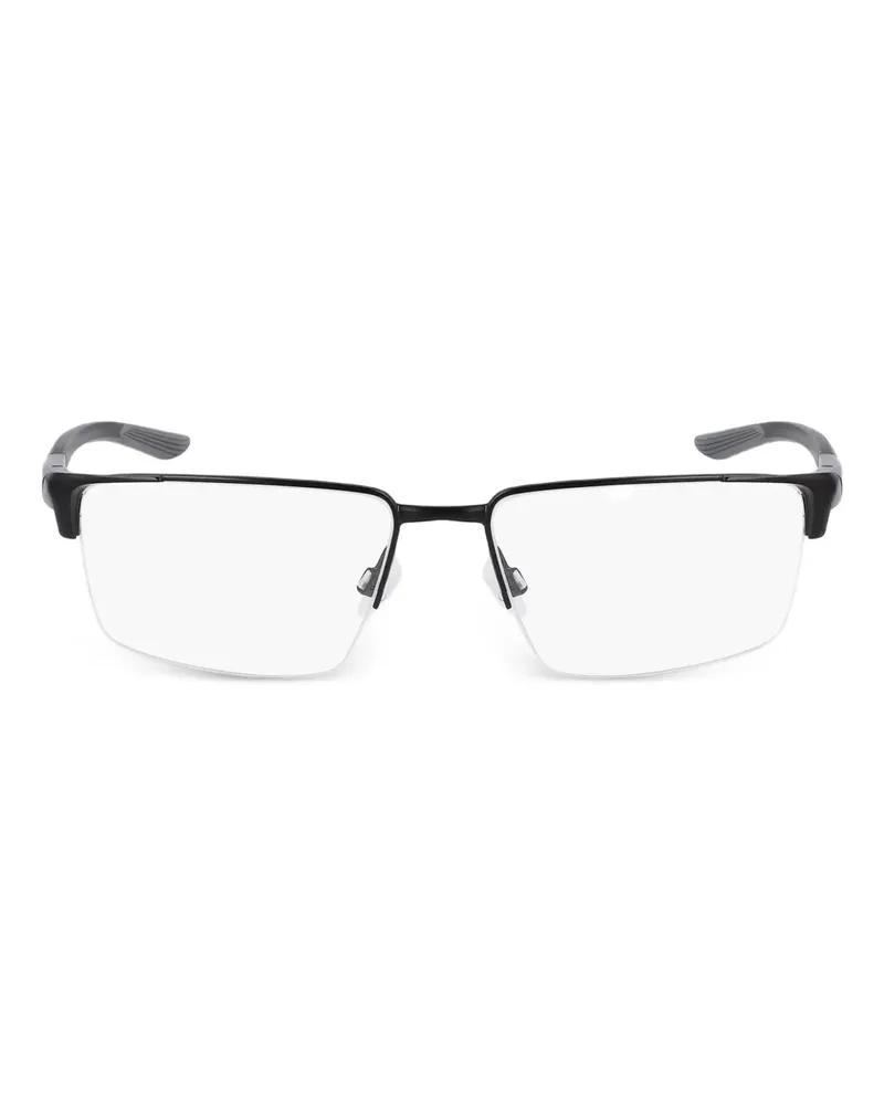 Nike Eckige Brille - Schwarz Schwarz