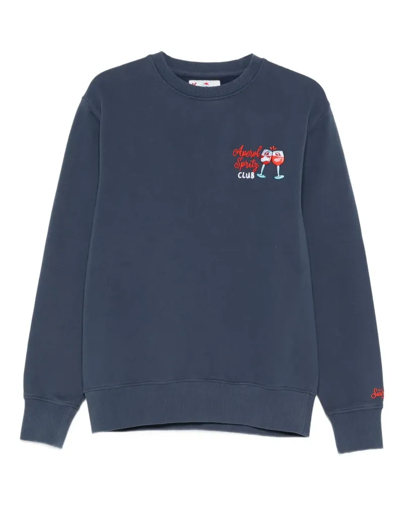 MC2 Saint Barth Soho Sweatshirt mit grafischem Print - Blau Blau