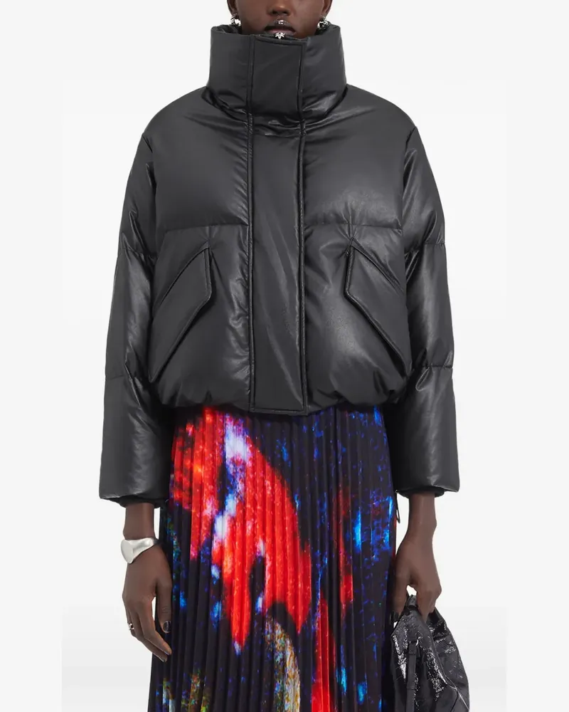 Maison Margiela Gefütterte Jacke mit Nummern - Schwarz Schwarz