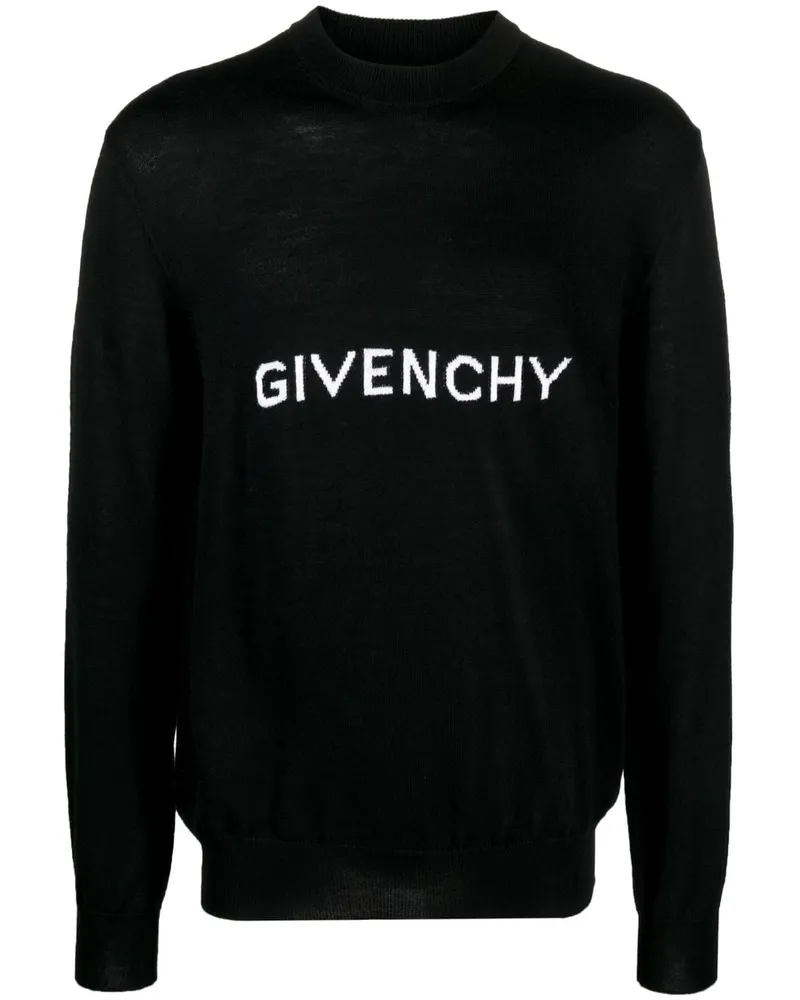 Givenchy Pullover mit Logo-Stickerei - Schwarz Schwarz