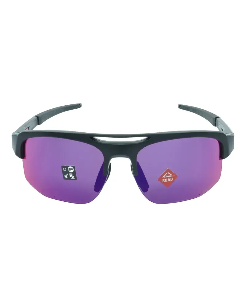 Oakley Mercenary geometric-frame sunglasses - Schwarz Schwarz