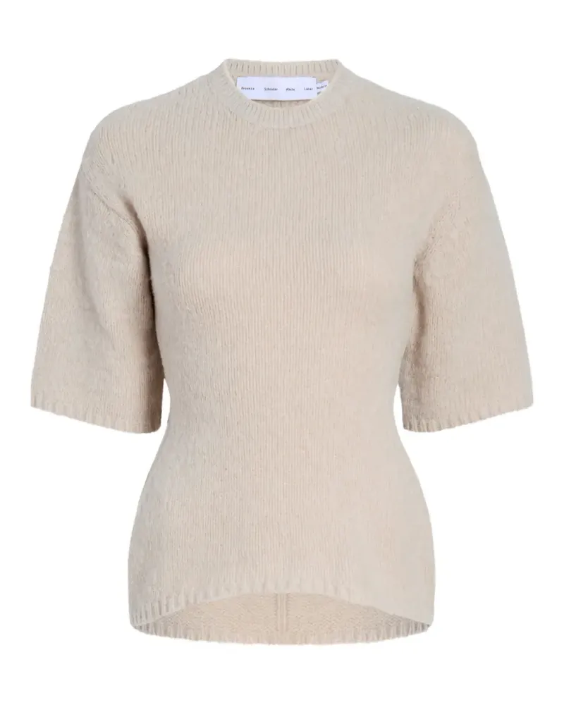 Proenza Schouler Kurzärmeliger Pullover - Nude Nude