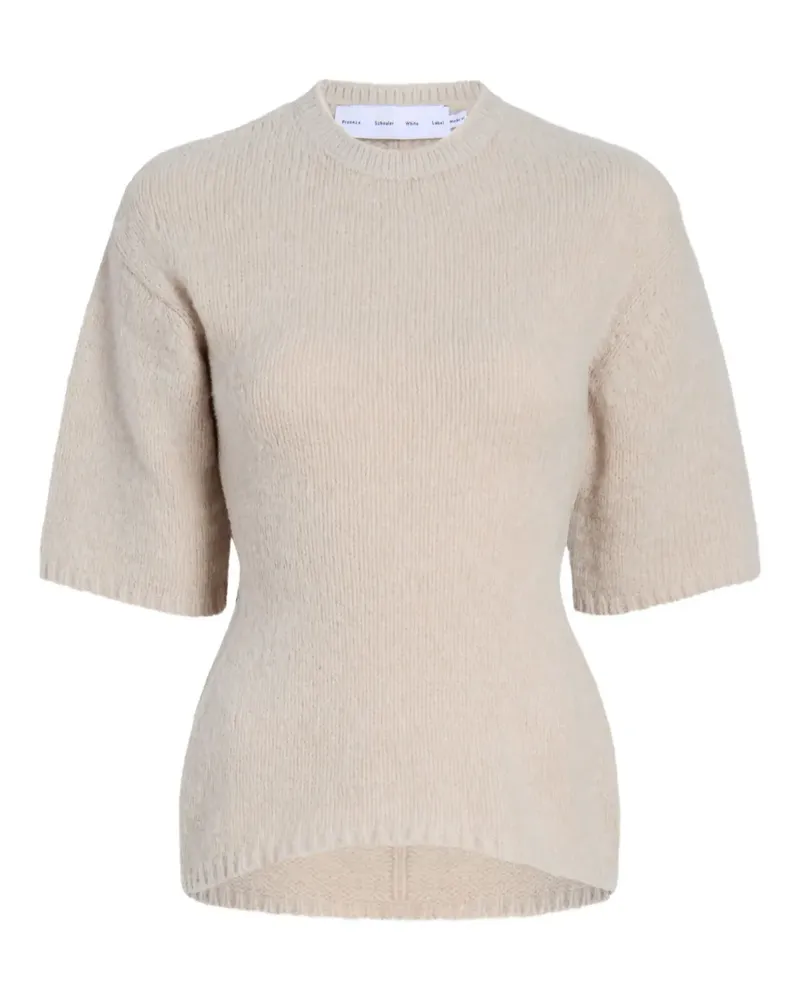 Proenza Schouler Kurzärmeliger Pullover - Nude Nude