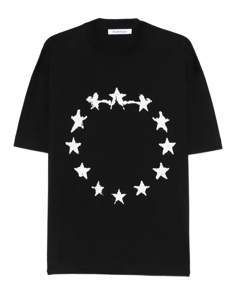 Études Studio star-graphic T-shirt - Schwarz Schwarz