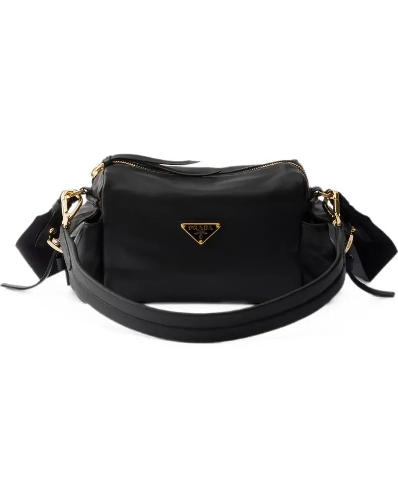 Prada Explore small nappa leather bag - Schwarz Schwarz
