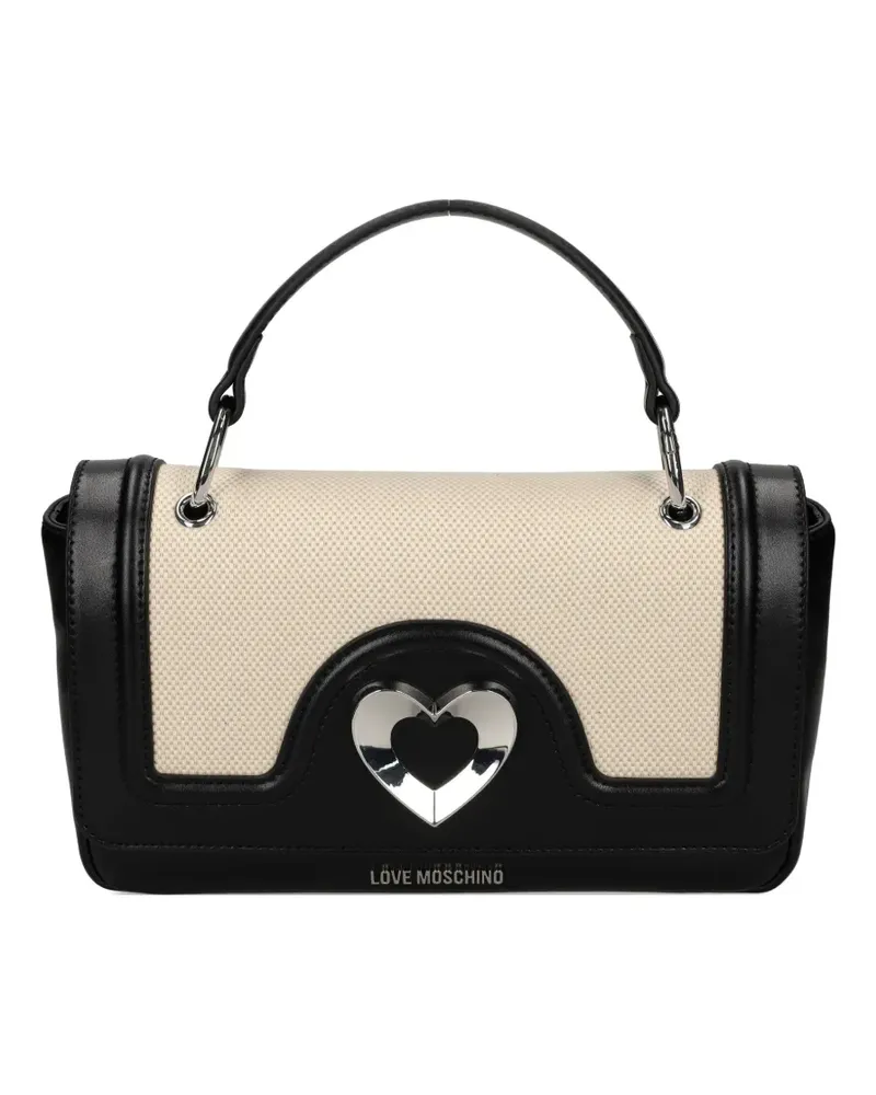 Moschino Shopper in Colour-Block-Optik - Schwarz Schwarz