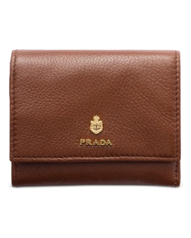 Prada small leather wallet - Braun Braun